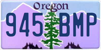 OR license plate 945BMP