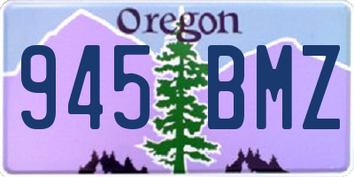 OR license plate 945BMZ