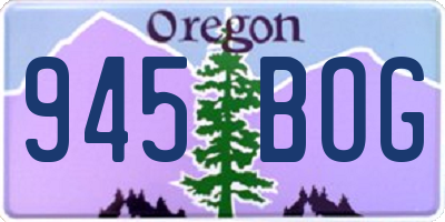 OR license plate 945BOG