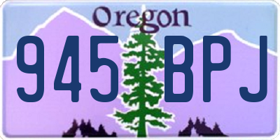 OR license plate 945BPJ