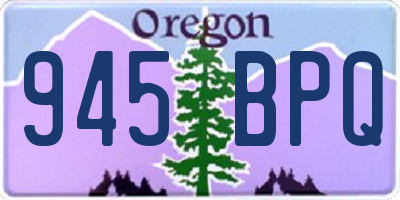 OR license plate 945BPQ