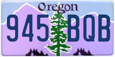 OR license plate 945BQB