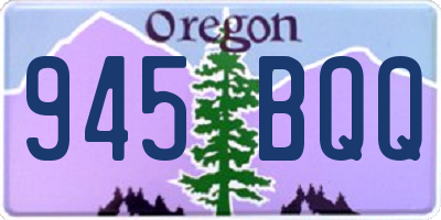 OR license plate 945BQQ