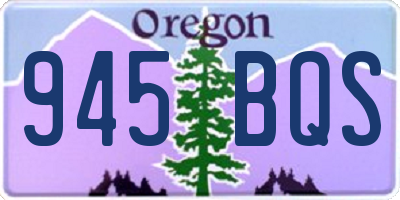 OR license plate 945BQS