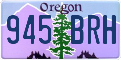 OR license plate 945BRH
