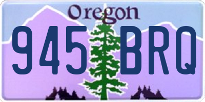 OR license plate 945BRQ