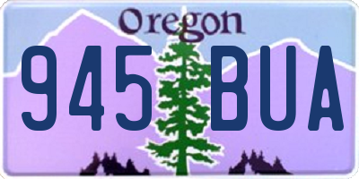OR license plate 945BUA