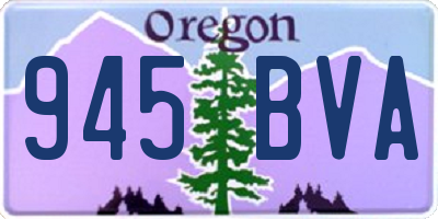 OR license plate 945BVA