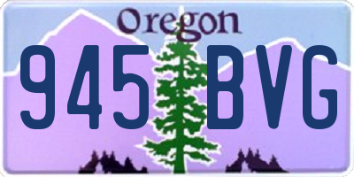 OR license plate 945BVG