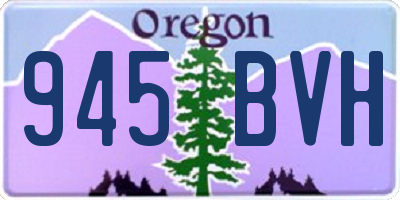 OR license plate 945BVH