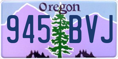 OR license plate 945BVJ