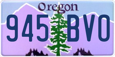 OR license plate 945BVO