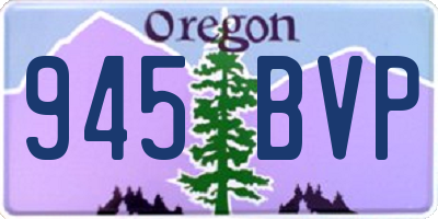 OR license plate 945BVP