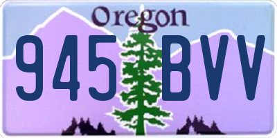 OR license plate 945BVV