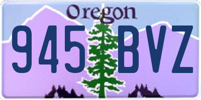 OR license plate 945BVZ