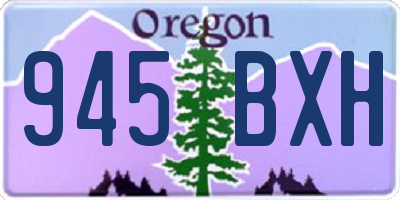 OR license plate 945BXH