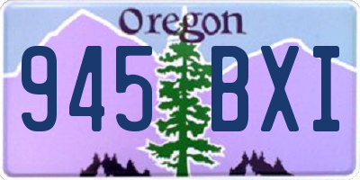OR license plate 945BXI