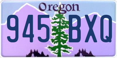 OR license plate 945BXQ