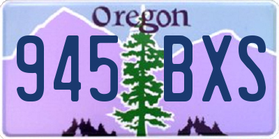 OR license plate 945BXS