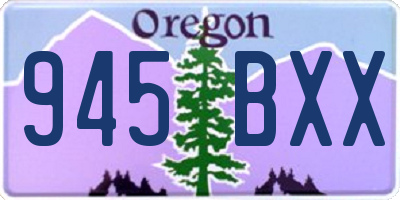 OR license plate 945BXX