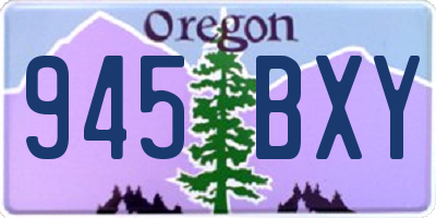 OR license plate 945BXY