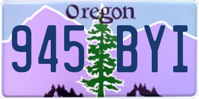 OR license plate 945BYI