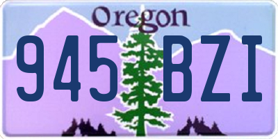 OR license plate 945BZI