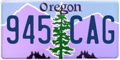 OR license plate 945CAG