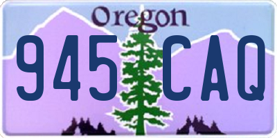 OR license plate 945CAQ