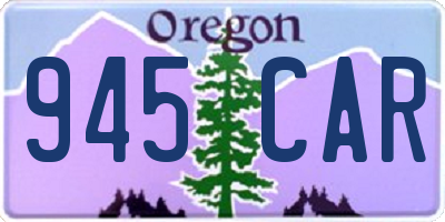 OR license plate 945CAR