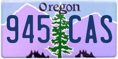 OR license plate 945CAS