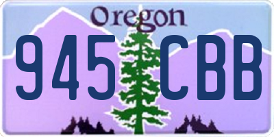 OR license plate 945CBB