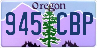 OR license plate 945CBP