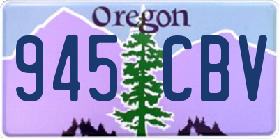 OR license plate 945CBV