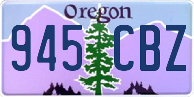 OR license plate 945CBZ