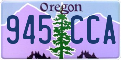 OR license plate 945CCA