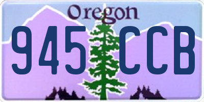 OR license plate 945CCB