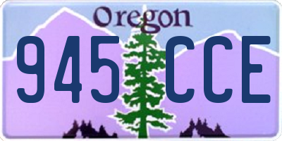 OR license plate 945CCE