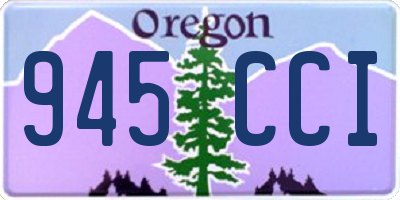 OR license plate 945CCI