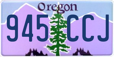 OR license plate 945CCJ