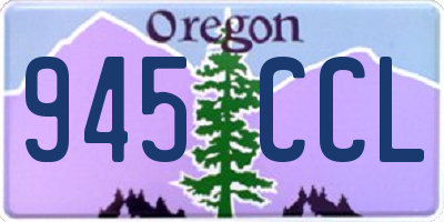 OR license plate 945CCL