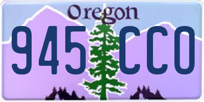 OR license plate 945CCO