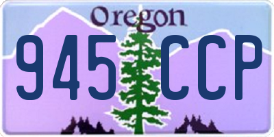 OR license plate 945CCP