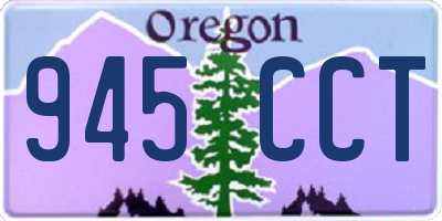 OR license plate 945CCT