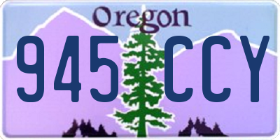 OR license plate 945CCY