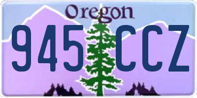 OR license plate 945CCZ