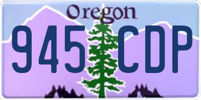 OR license plate 945CDP