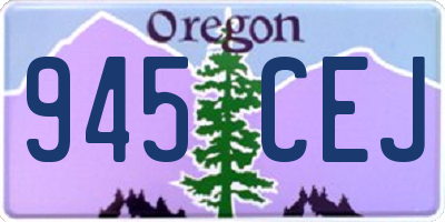 OR license plate 945CEJ