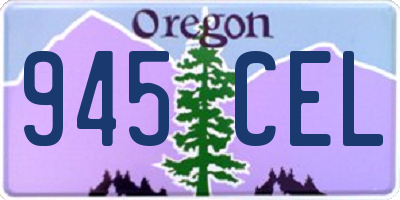 OR license plate 945CEL