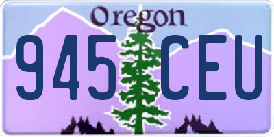 OR license plate 945CEU